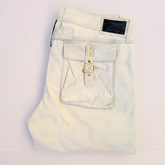 New Men's ROBIN'S JEAN Military Style Cargo Pants